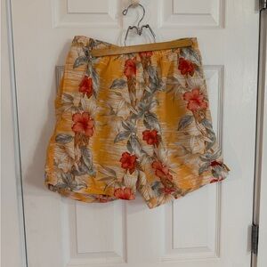 Tommy Bahama Yellow Floral Men’s Shorts